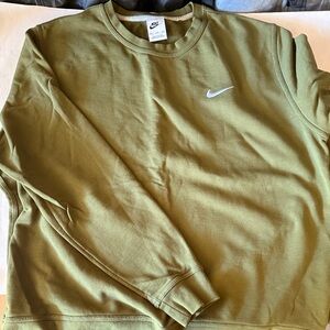 Nike Women's Olive Green Sweatshirt